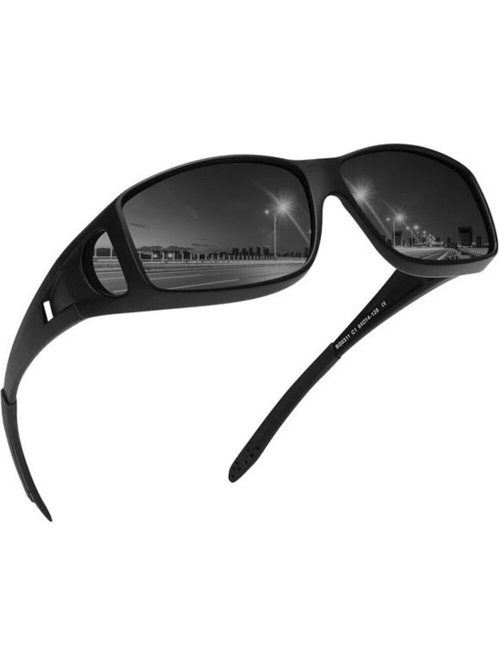 Fit Over Sunglasses Polarized Wrap Around UV400 Unisex Over Glasses Shades